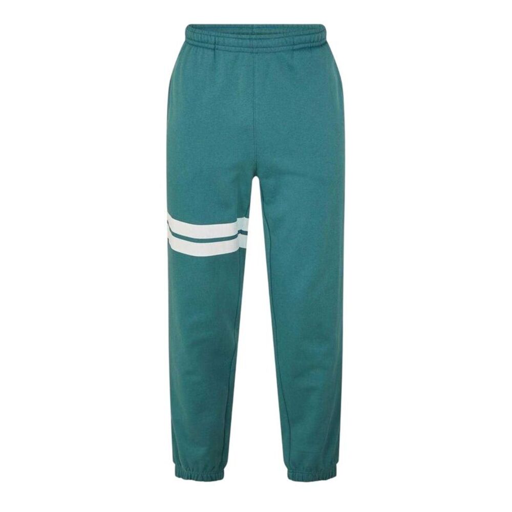 Lacoste Unisex Adult Fleece Side Stripe Sweatpants / Hydro Teal